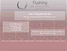 Tablet Screenshot of flushingoralsurgery.com